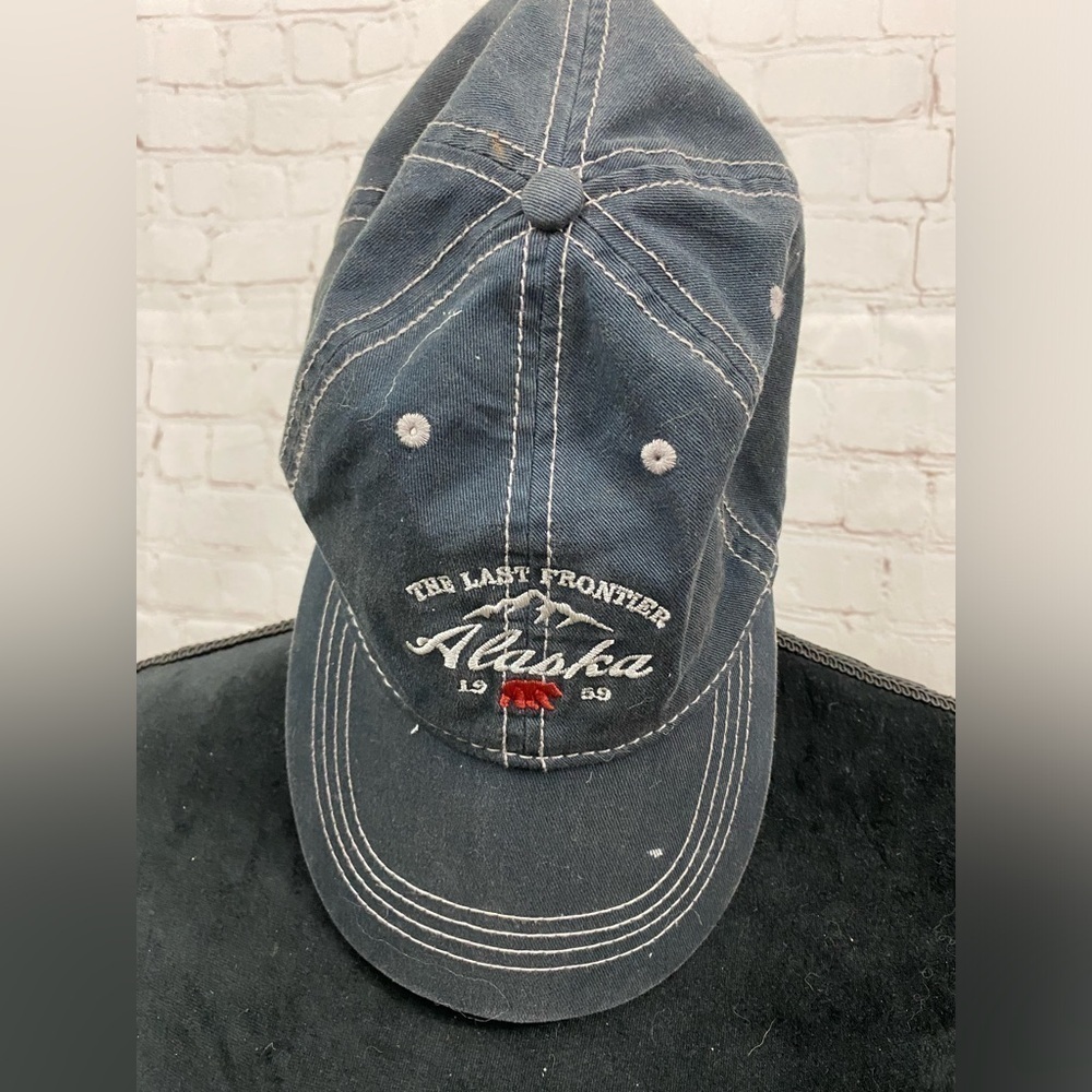 Prairie Mountain Last Frontier Alaska 1959 Grayish Blue Baseball Cap - Picture 2 of 8